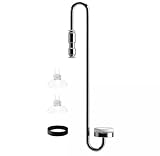 Generisch CO2 Diffusor aus Edelstahl für Aquarium, 25-40cm, mit Rücklaufventil und 1-klick-System (20cm)