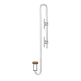 CO2 Diffusor Aquarium, Hängender Acryl Diffuser Aquarium, Kohlendioxyd Diffusor Zerstäuber mit U-förmigem Verbindungsrohr für Aquarium Pflanzen