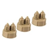 DIYEAH 3 Stück Teiliges DIY Flaschenverschluss Aquarium Verschleißfest Einfach zu Montieren Passend für Gängige Plastikflaschen als Tragbarer Reaktor Zubehör Verbessert Pflanzenwachstum