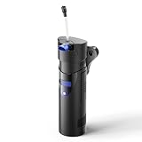 SunSun CUP-807 Aquarium Innenfilter 700 l/h 4in1 Filter mit Pumpe für Aquarium, UVC Klärer und Sauerstoffschlauch, mit Filterschwamm und Bioballs