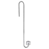 CO2 Diffusor,9 Zoll Edelstahl rium CO2 Diffusor CO2 Zerstäuber Diffusor Kohlendioxid Diffusor mit U-Form Verbindungsrohr für rium Pflanzen Wasser as