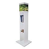 ICA MNA30B Tisch für Aquarien, Nano Aqua-Led Crystal, Creme