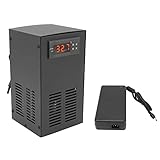 Luocute Aquarium -Wasserkühler, 120 -W -Kühlsystem mit Niedriger Rausch -Temperatur -Anzeige, Geeignet für Aquarium, Die Pumpe braucht Adapter, Die Hauptmaschine ist EIN EU Stecker