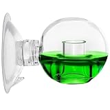 Yerleomit CO2 Dauertest Aquarium CO2 Diffusor Aquarium CO2 Test Aquarium Tester Aquarium Ausströmer CO2 Monitor Scheibe Kapazität Messgerät Aquarium mit Saugnapf für Bepflanztes Aquarium