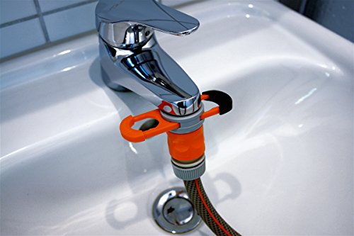 Gardena Adapter für Indoor-Wasserhähne: Praktischer zum Anschluss des Gardena Systems an einen mit M 22 x 1 Außen- und M 24 x 1 Innengewinde (8187-20)