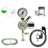 CO2-Anlage für Aquarien kompatibel mit Soda Zylindern (425g) | OCOPRO DLX-350 Plus mit Nachtabschaltung (Mit Nachtabschaltung)