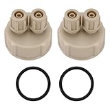 Wadakada Aquarium Multifunktions 2Pc DIY CO2 System Kits Generator Flaschenverschluss Aquarium Kohlendioxid DIY Reaktor Schnellverschlusskappe