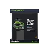Dennerle Nano Cube Basic, 30 Liter - Mini Aquarium mit Abgerundeter Frontscheibe