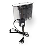 SunSun HBL-302 Hang on Filter Aquarium Anhängefilter 350l/h für Aquarien bis 20l, mit Filtermedien