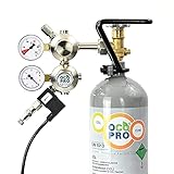 OCOPRO CO2-Druckminderer für das Aquarium. Single- oder Doppelkammer. Mit oder ohne Magnetventil/Nachtabschaltung. (Doppelkammer + MV)