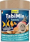 Tetra Tablets TabiMin - Tabletten Fischfutter für alle Bodenfische, z.B. Welse, Schmerlen oder bodengründelnde Barben, 275 Tabletten Dose