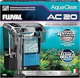 AquaClear Power Filter 20 Aquarien Außenfilter Clip-on- Filter, für Aquarien von 18L bis 76L, 6W